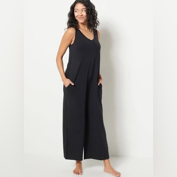Anybody Jumpsuit Medium Petite Black - Picture 1 of 5